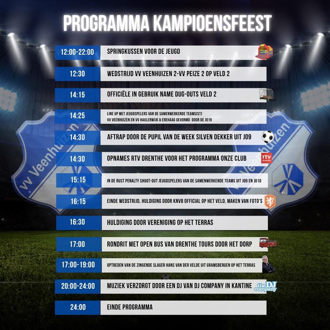 Programma Kampioensfeest